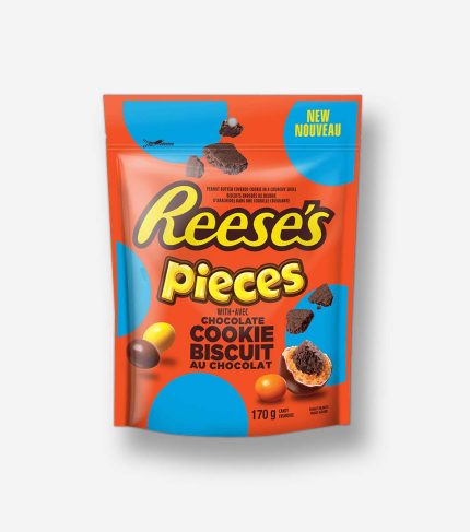 CANDY REESES 170GR PIECES CHOCOLATE COOKIEBISCUIT BAG