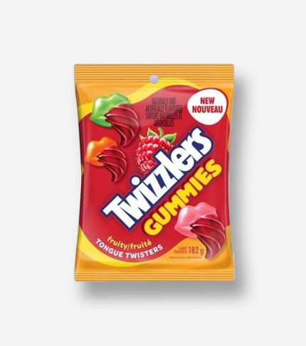 CANDY TWIZZLER 182GR TONGUE TWIZTERS FRUITY GUMMIES copy