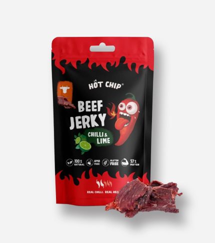 SNACK HOT CHIP 25 GR JERKY CHILLI AND LIME copy