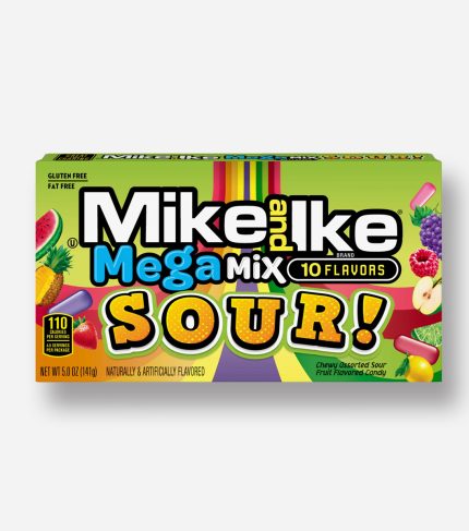 CANDY MIKE & IKE 141 GR MEGA MIX SOUR BOX