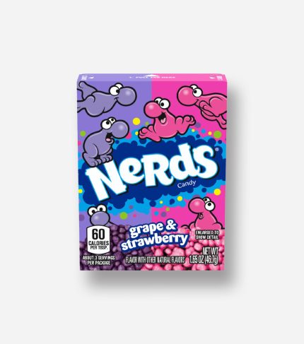 CANDY NERDS 36 46.7 GR GRAPE STRAWBERRY