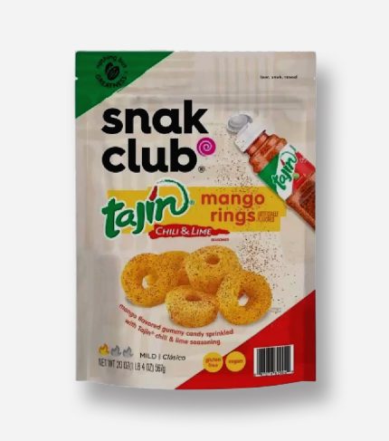 CANDY SNAK CLUB 142 GR TAJIN MANGO RINGS