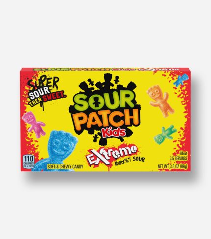 CANDY SOUR PATCH KIDS 99 GR EXTREME THEATER BOX