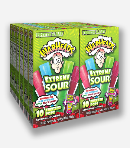 Candy Warheads 10 28.3 Gr Freezer Bars 1