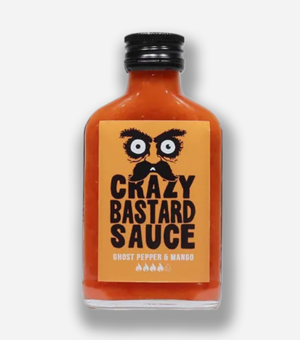 Salsa Crazy Bastard 100 Ml Ghost Pepper & Mango