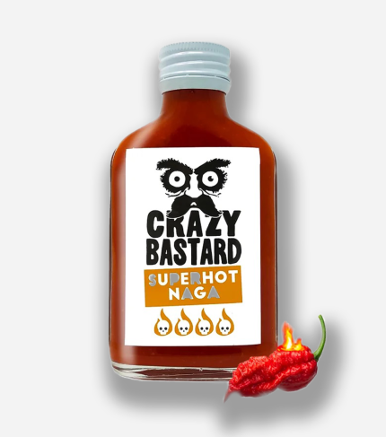 Salsa Crazy Bastard 100 Ml Super Hot Naga