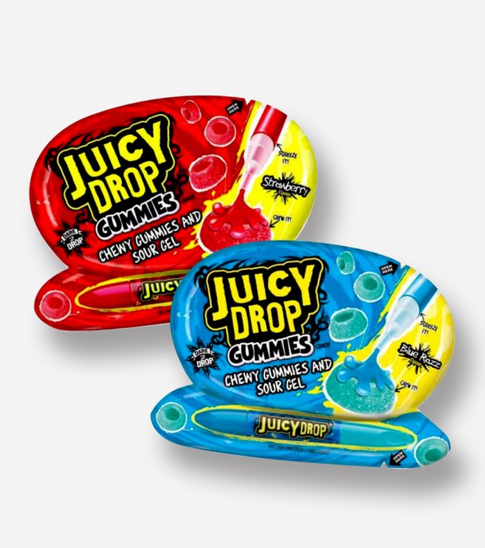 CANDY JUICY DROP 12 57 GR GUMMIES