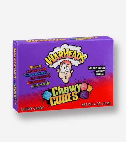 CANDY WARHEADS 113 GR CHEWY CUBES THEATER BOX