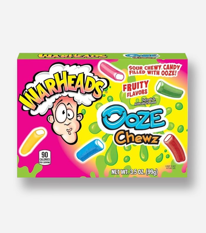 CANDY WARHEADS 99 GR CHEWY OOZE THEATER BOX